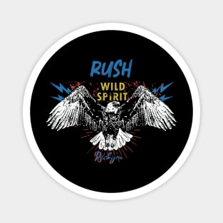 rush the wild spirits Magnet